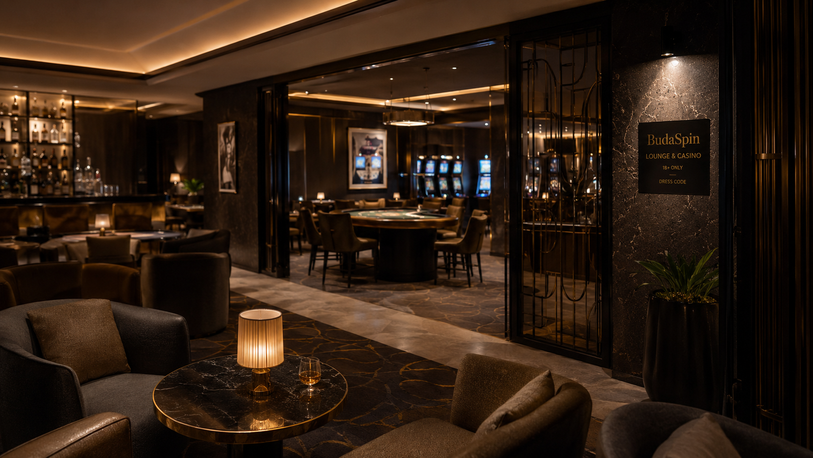 Felnőtteknek fenntartott BudaSpin lounge hangulat